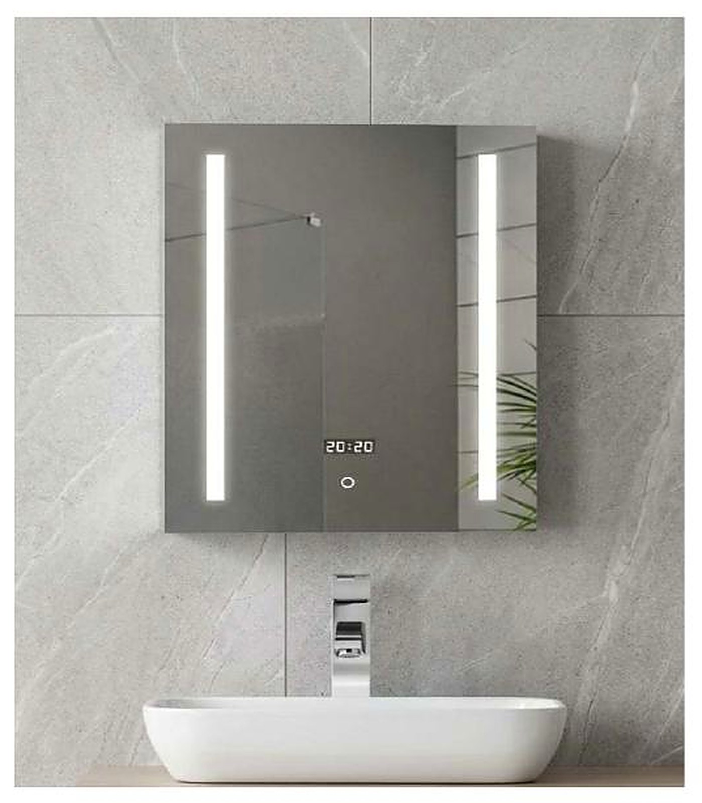 Kupaonski ormarić s LED ogledalom MCS-01